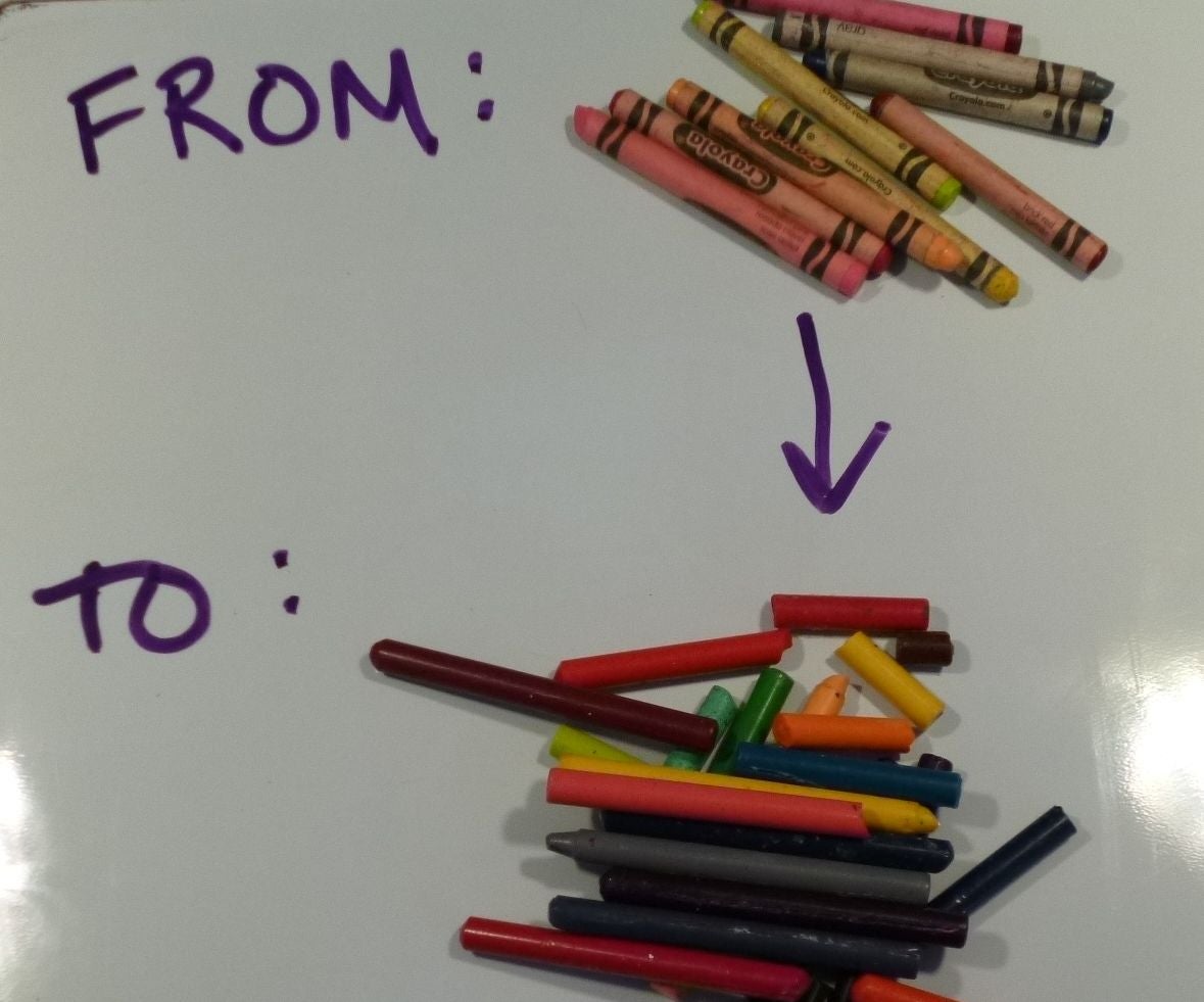 Crayon Wrapper Removal Instructables