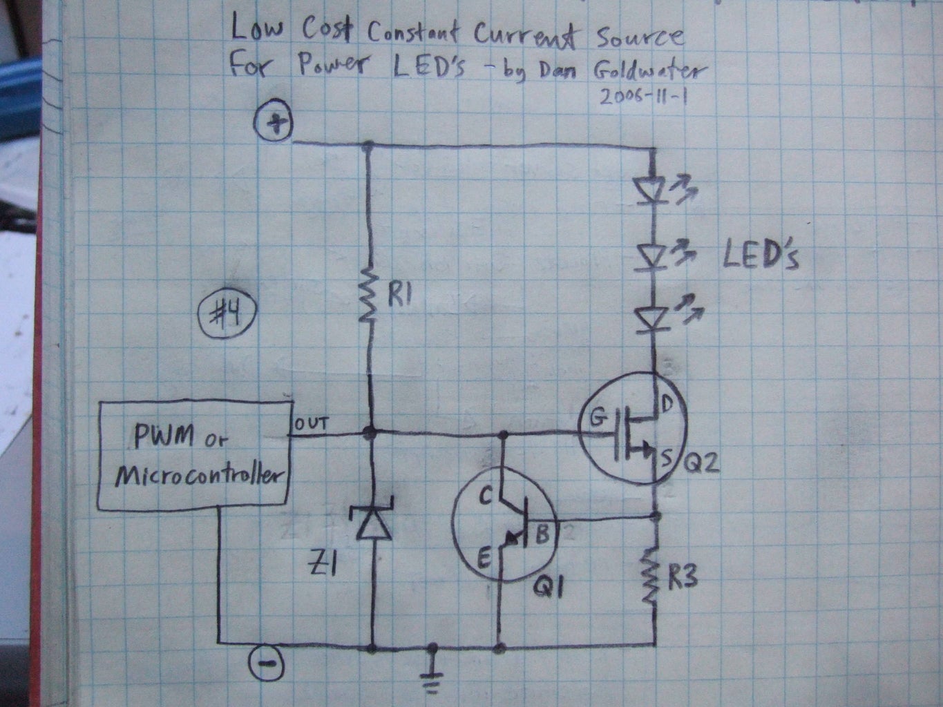 High Power LED Driver Circuits : 12 Steps (with Pictures) Circuit Diagram