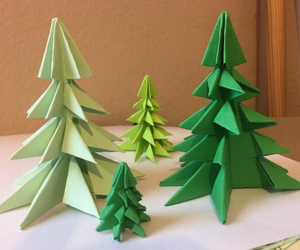 Kirigami Christmas Tree in Green 15 Steps (with Pictures) Instructables