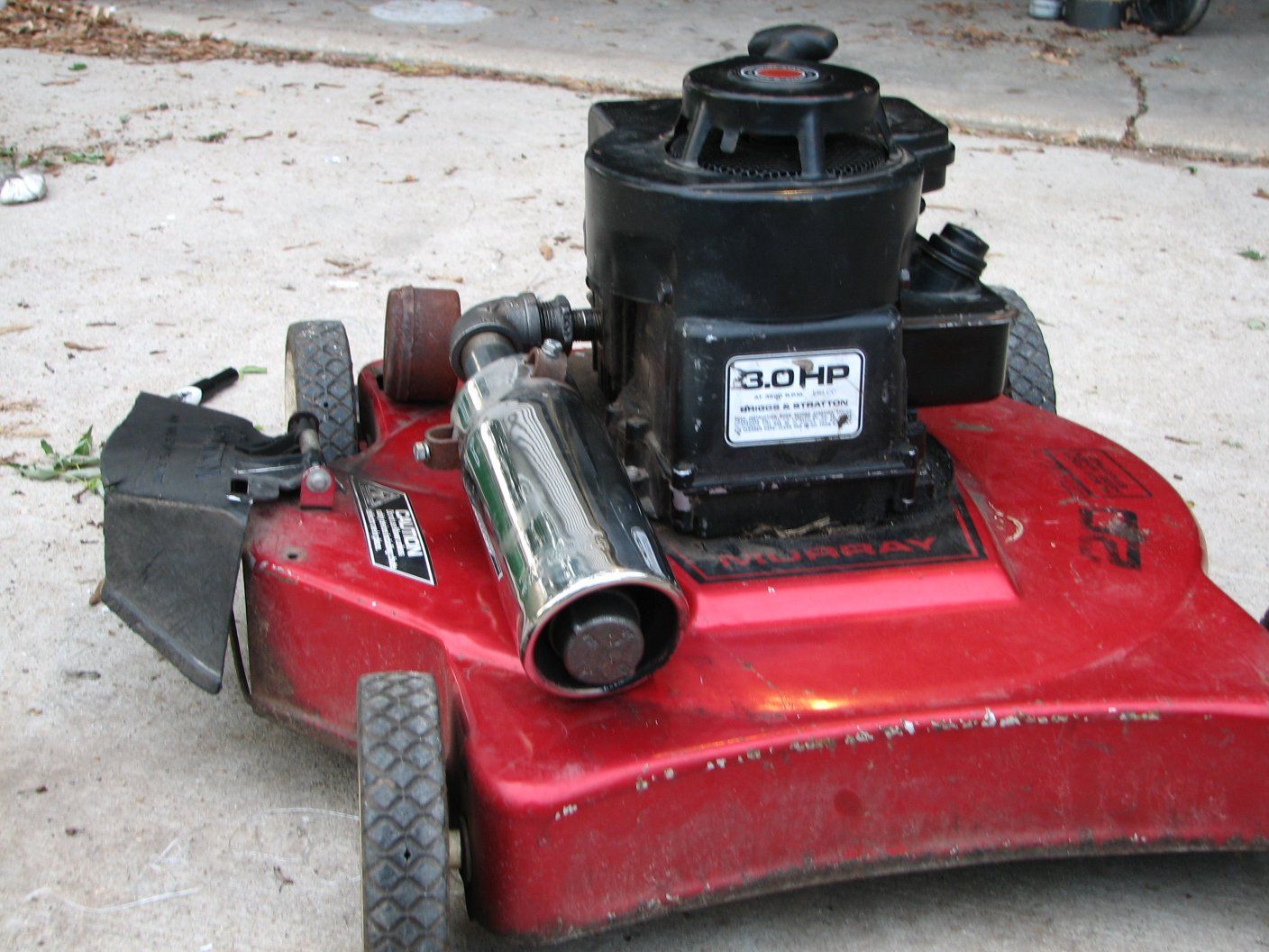 Homemade Exhaust for Your Old Lawnmower 5 Steps (with Pictures