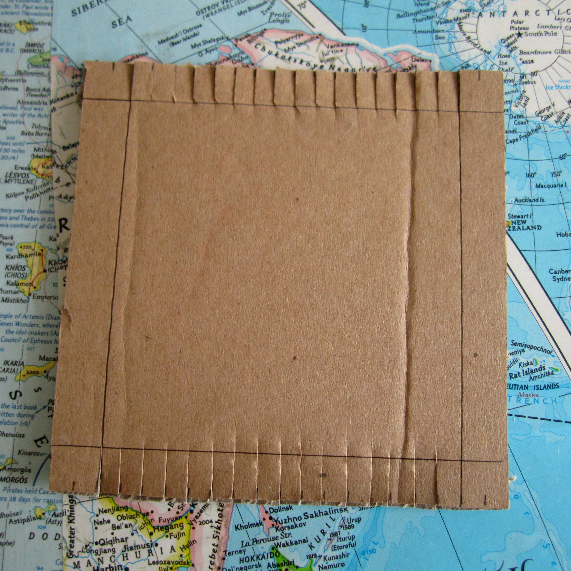 How to Weave on a Cardboard Loom 9 Steps (with Pictures) Instructables