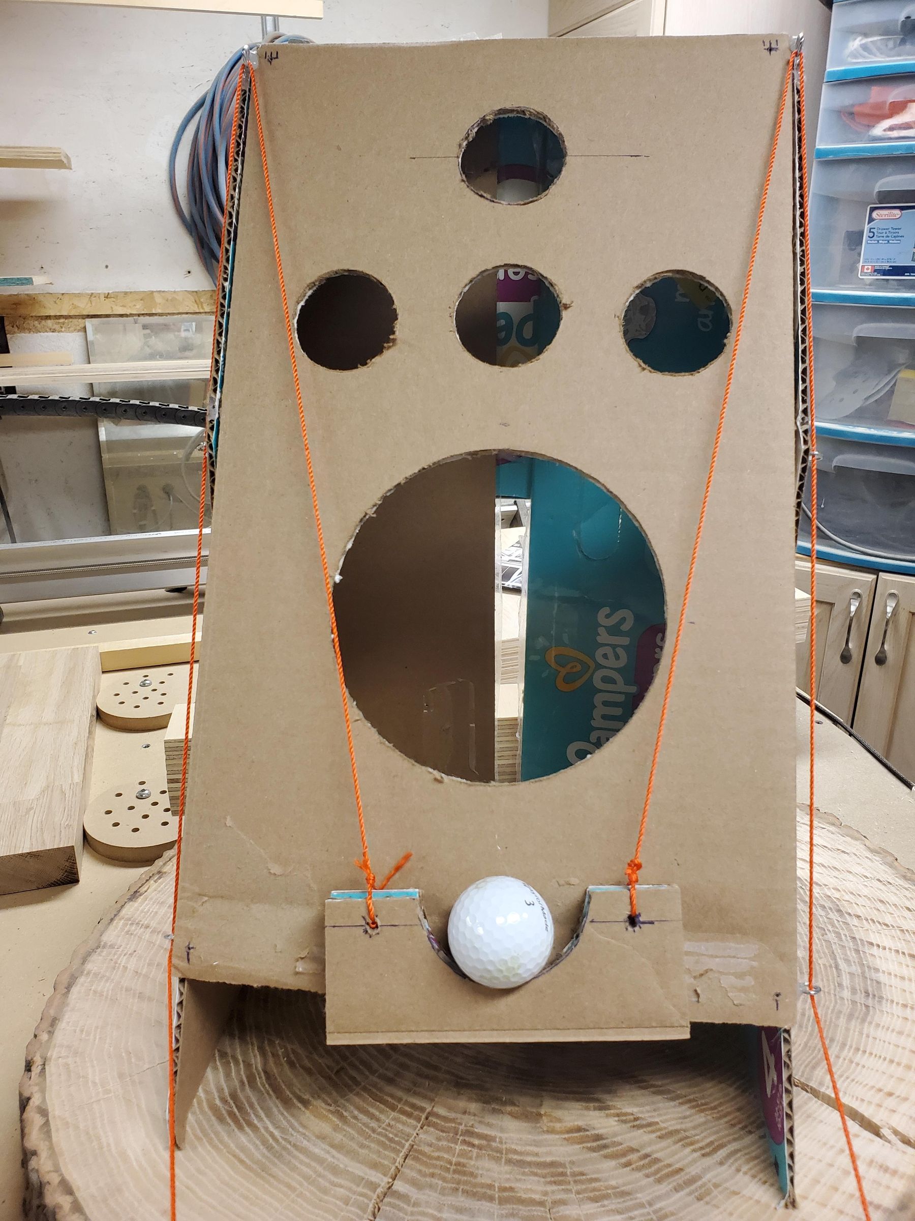 'Survivor' Inspired DIY Ball Pulley Game 7 Steps (with Pictures