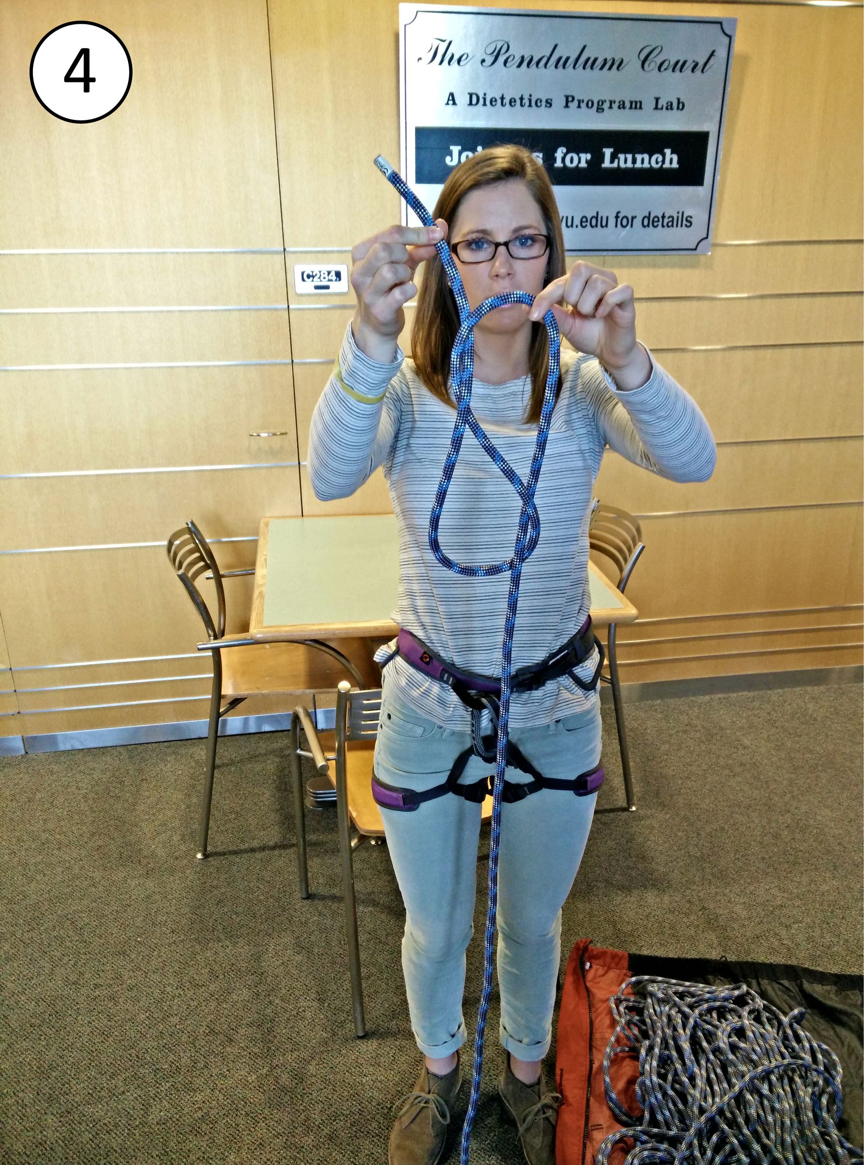 How to Tie Into a Climbing Harness 7 Steps Instructables