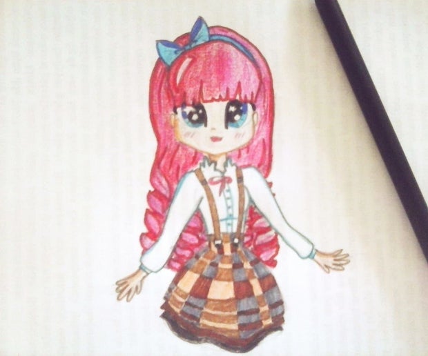 How To Draw A Cute Girl 7 Steps Instructables How To Draw A Cute Girl 7 Steps Instructables
