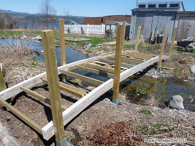 Pond Bridge How To Build A Garden Or Arched Footbridge Instructables Garden Bridge Or Arched Footbridge, Footbridge Garden Bridge Plans
