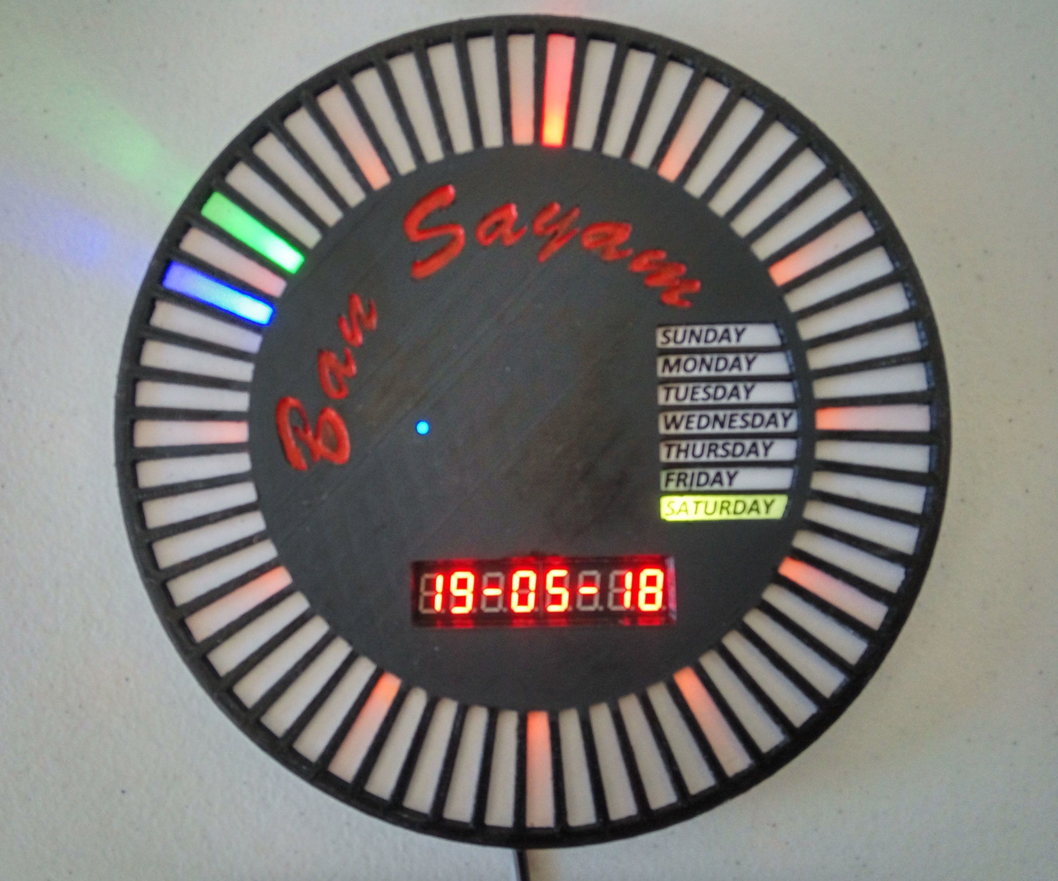 NeoPixel Clock 10 Steps (with Pictures) Instructables