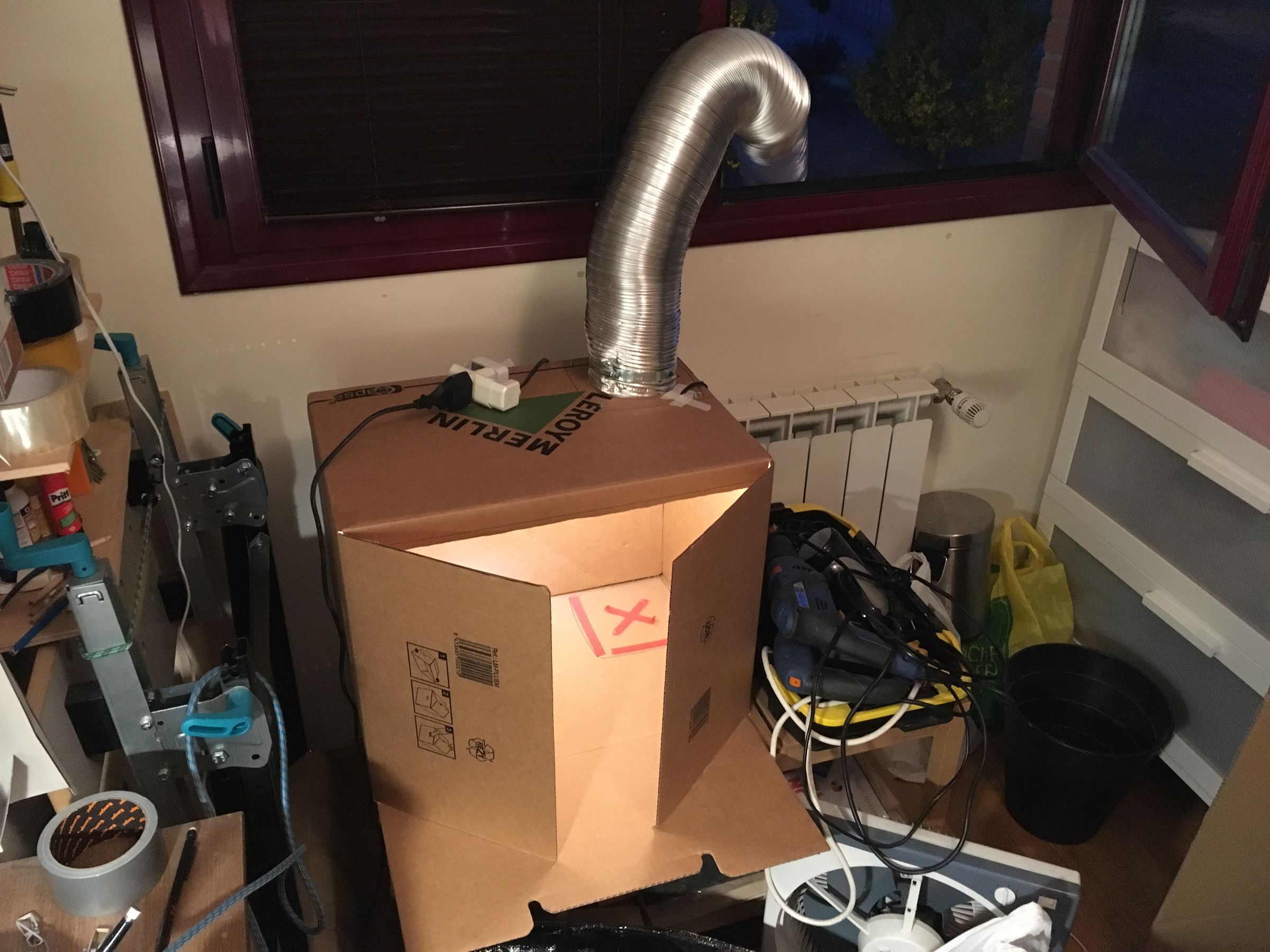 Cheap Cardboard Paint Booth 6 Steps (with Pictures) Instructables