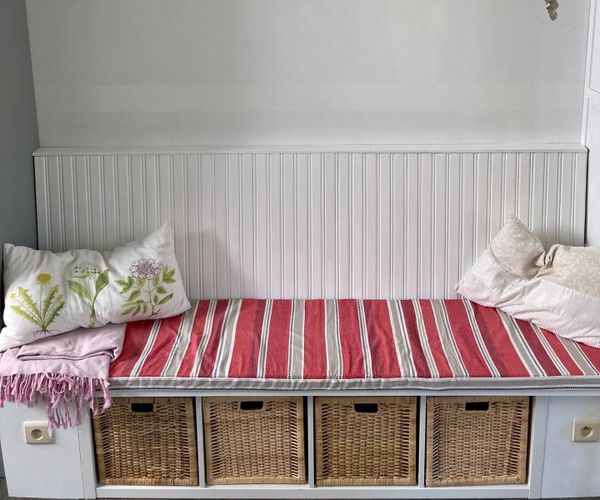 IKEA HACK | $40 Kallax Shelf Becomes Upscale Bench Seating | DIY Build.
