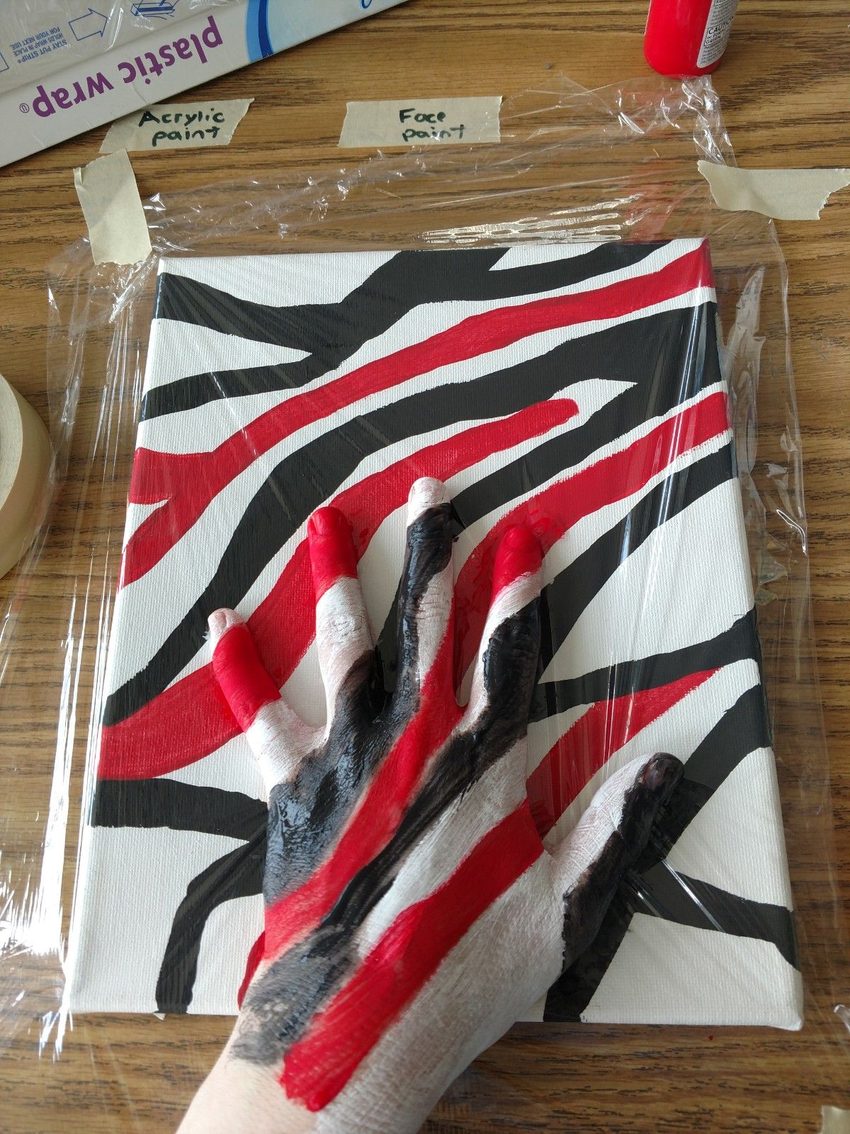 Camouflage Hand Art 9 Steps Instructables