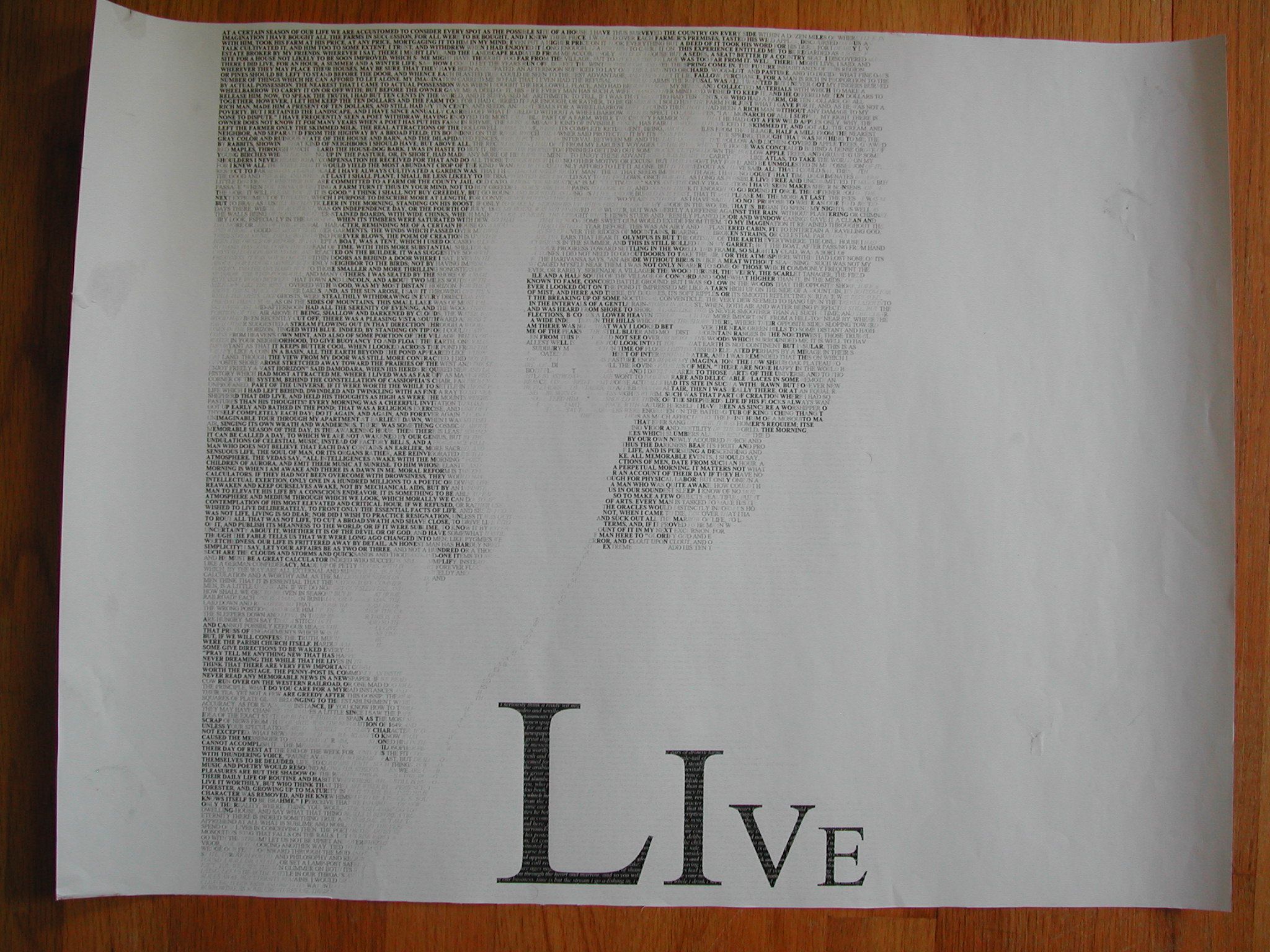 wordy art: a picture worth 1000(+) words DIY Project DIY Project Image