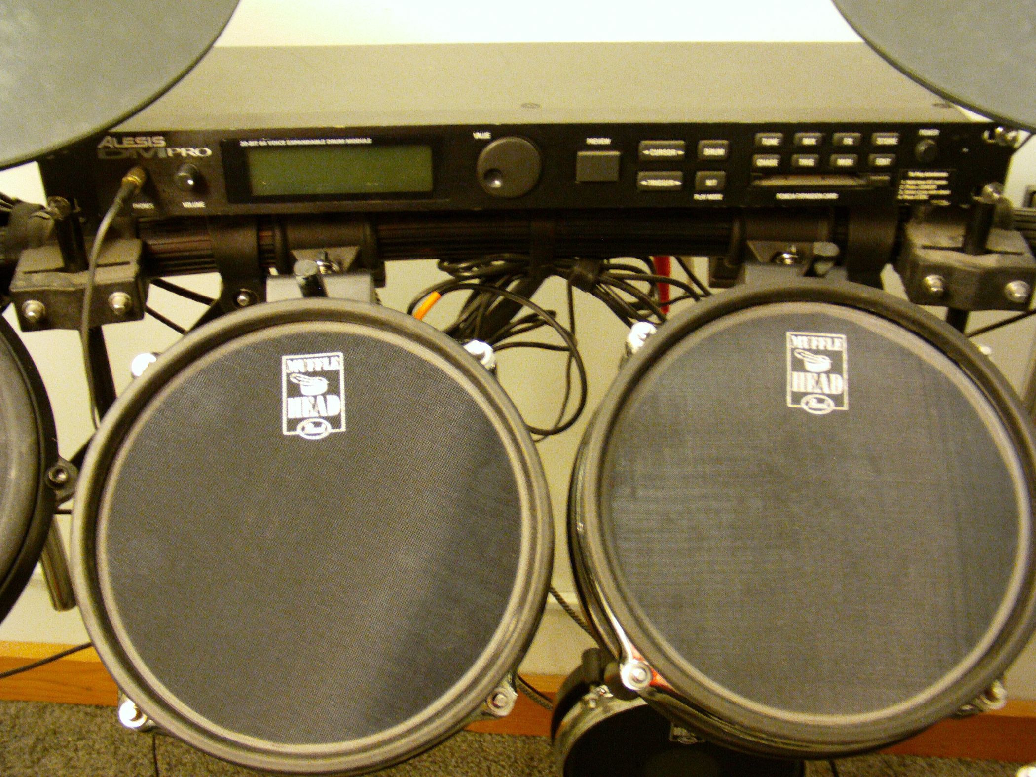 Alesis Drum Pad Mesh Head Conversion With Added Dual Zone Instructables