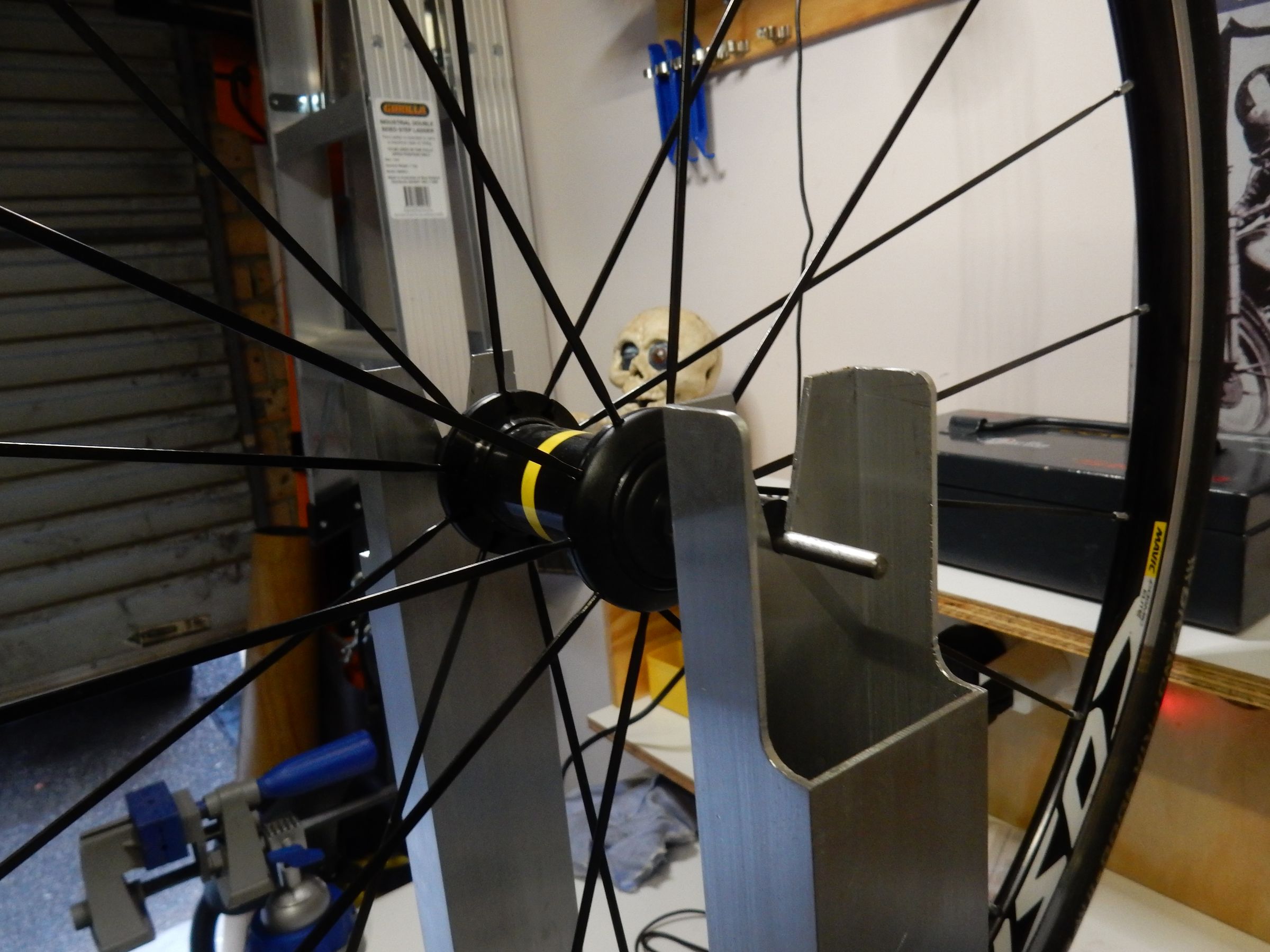 Home Mechanic Bicycle Wheel Truing Stand 12 Steps (with Pictures