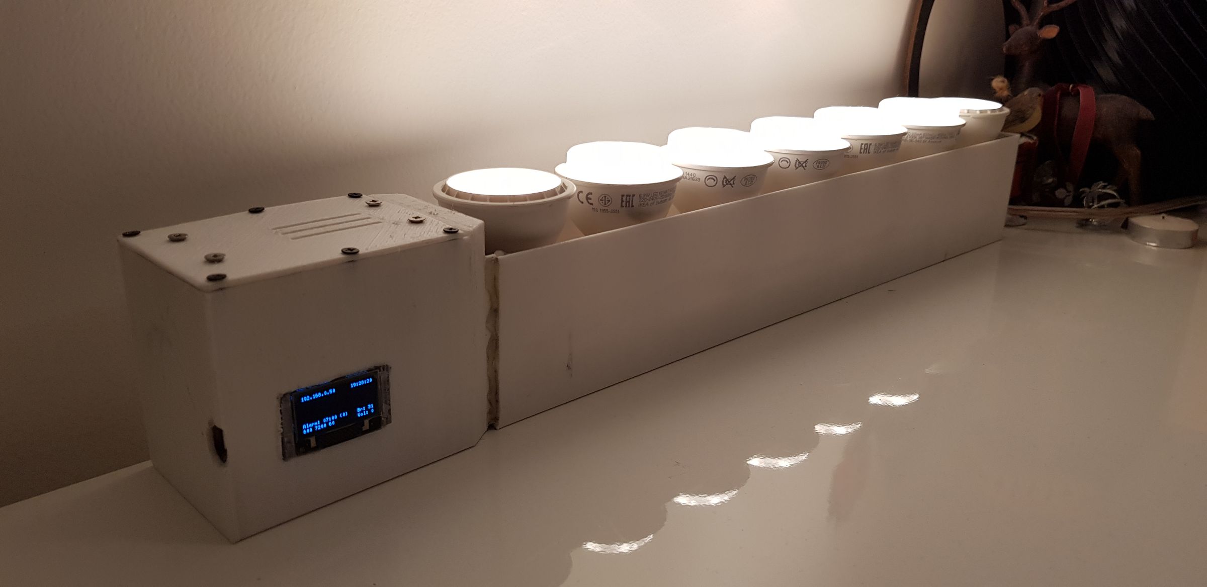 Bright Controllable Sunrise Lamp 6 Steps Instructables