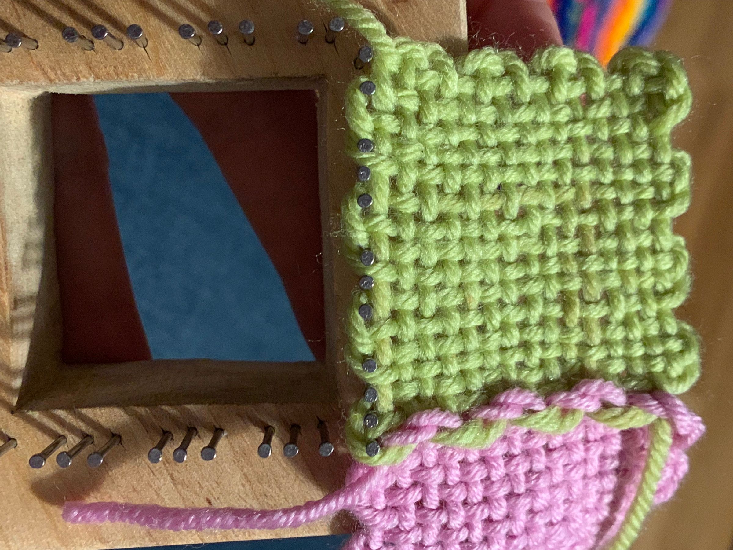 Invisible Join for Pin Loom Squares As You Weave 8 Steps (with Pictures) Instructables