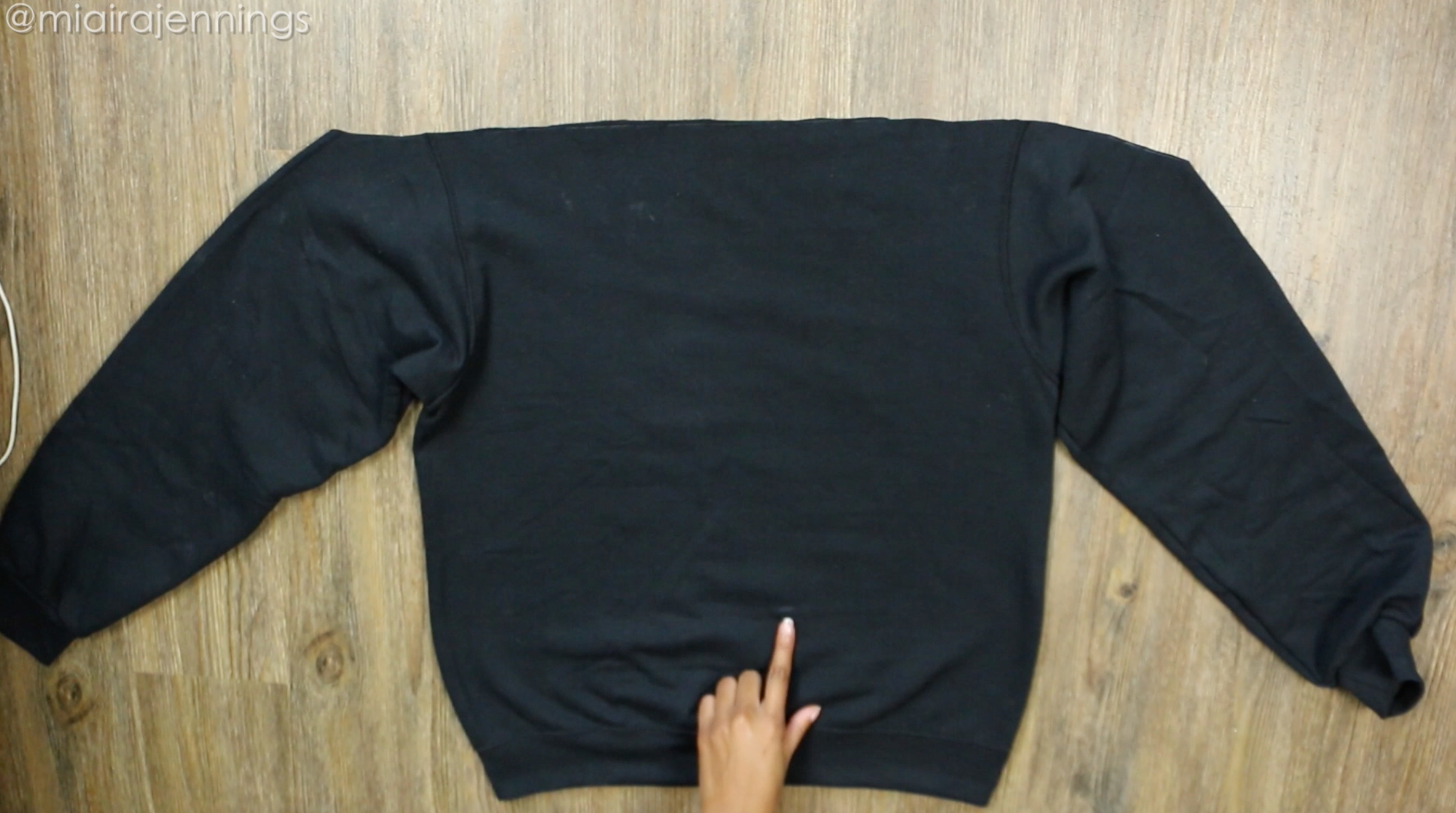 Shoulder Crop Top Sweatshirt 