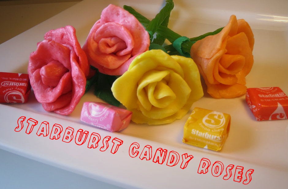 Starburst Candy Roses 7 Steps With Pictures Instructables