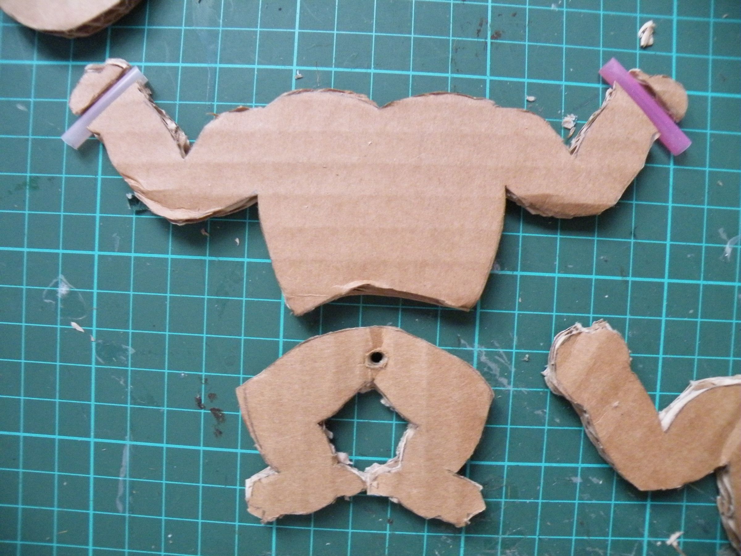 Climbing Cardboard Gorilla 8 Steps (with Pictures) Instructables