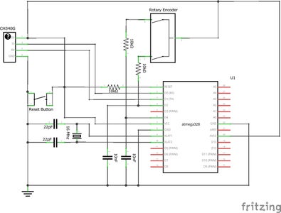ATMega328P Rotary Encoder and 7-Segment Display : 6 Steps (with ...