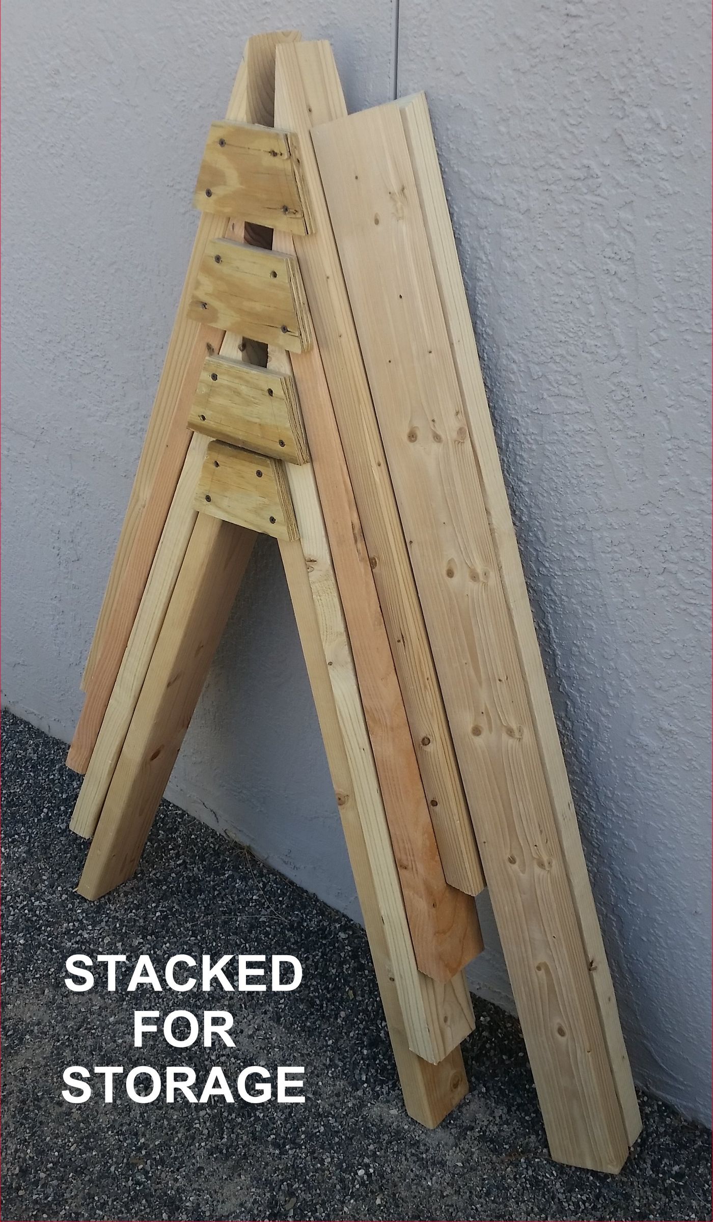 Unique narrow sawhorse Cheap Improved Sawhorses 5 Steps With Pictures Instructables