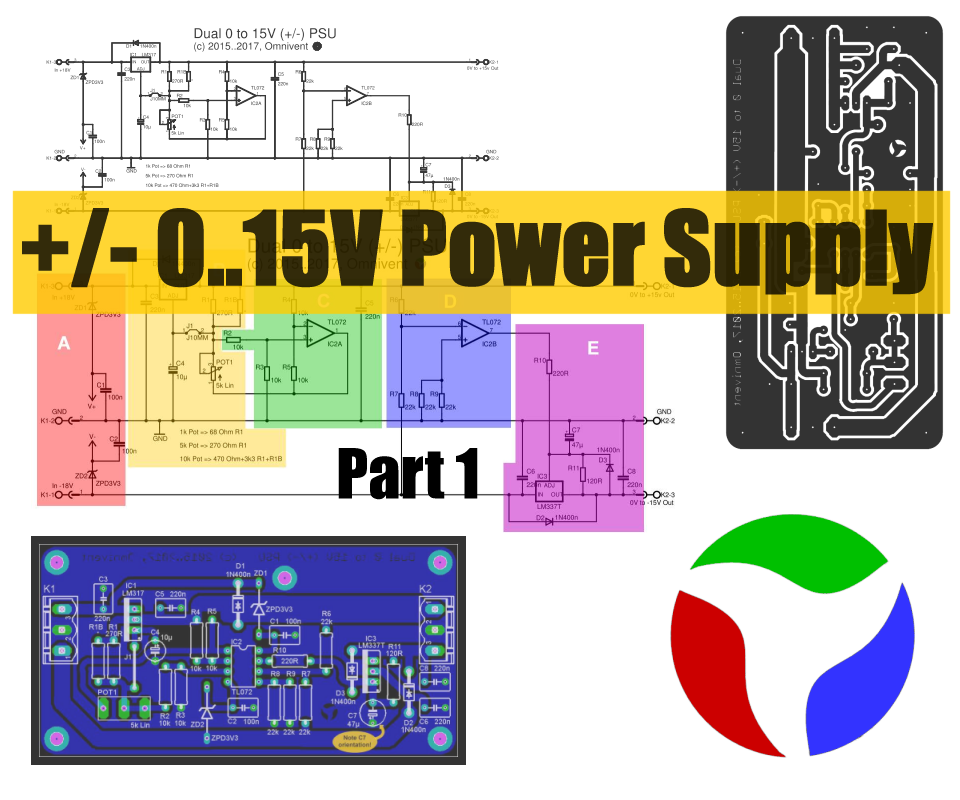 +/- 0..15v power supply - part 1 DIY Project DIY Project Image