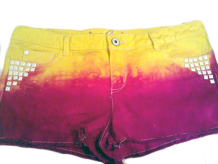Two Color Ombre Shorts