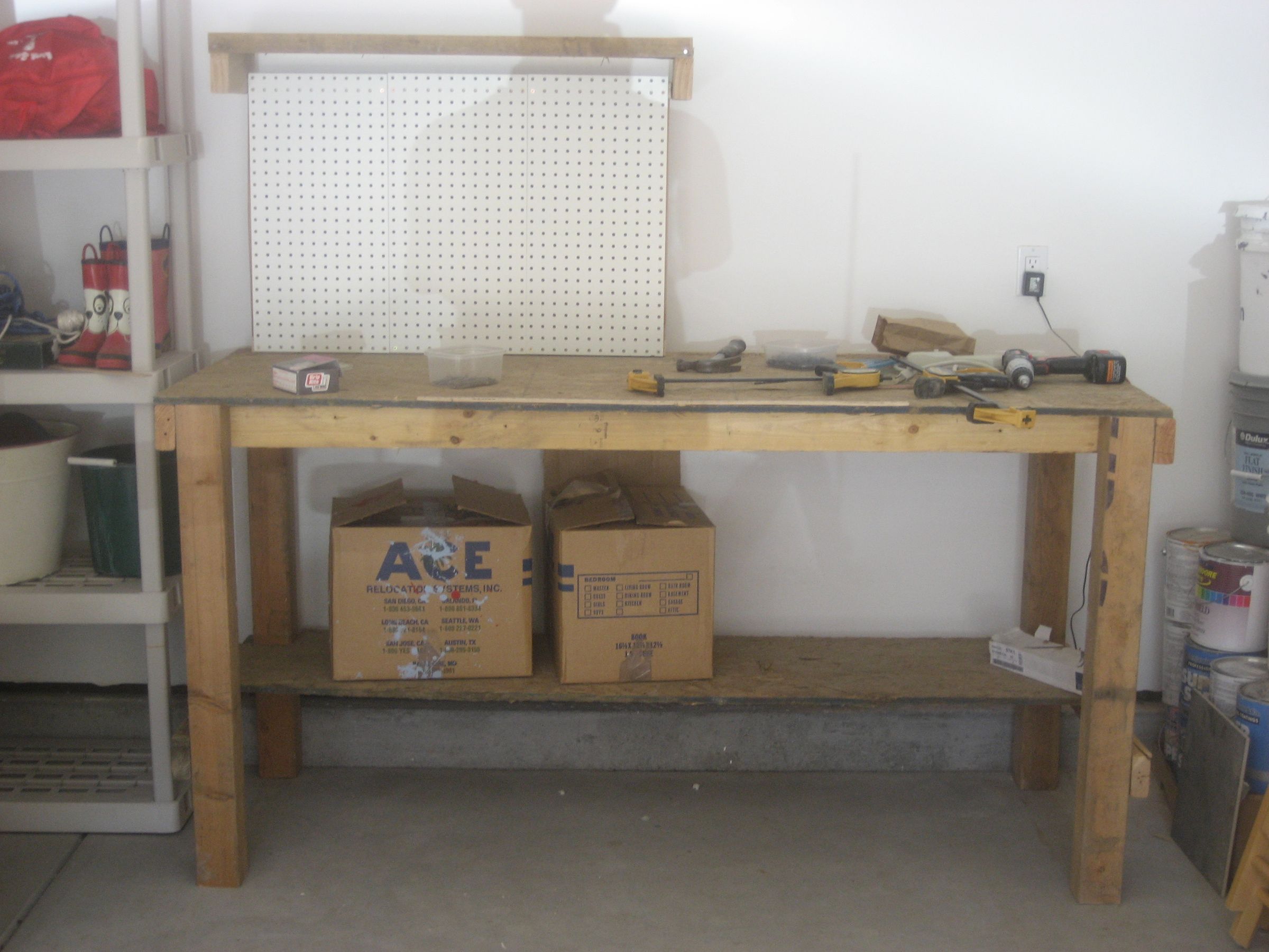 Work Bench on the Cheap 10 Steps Instructables