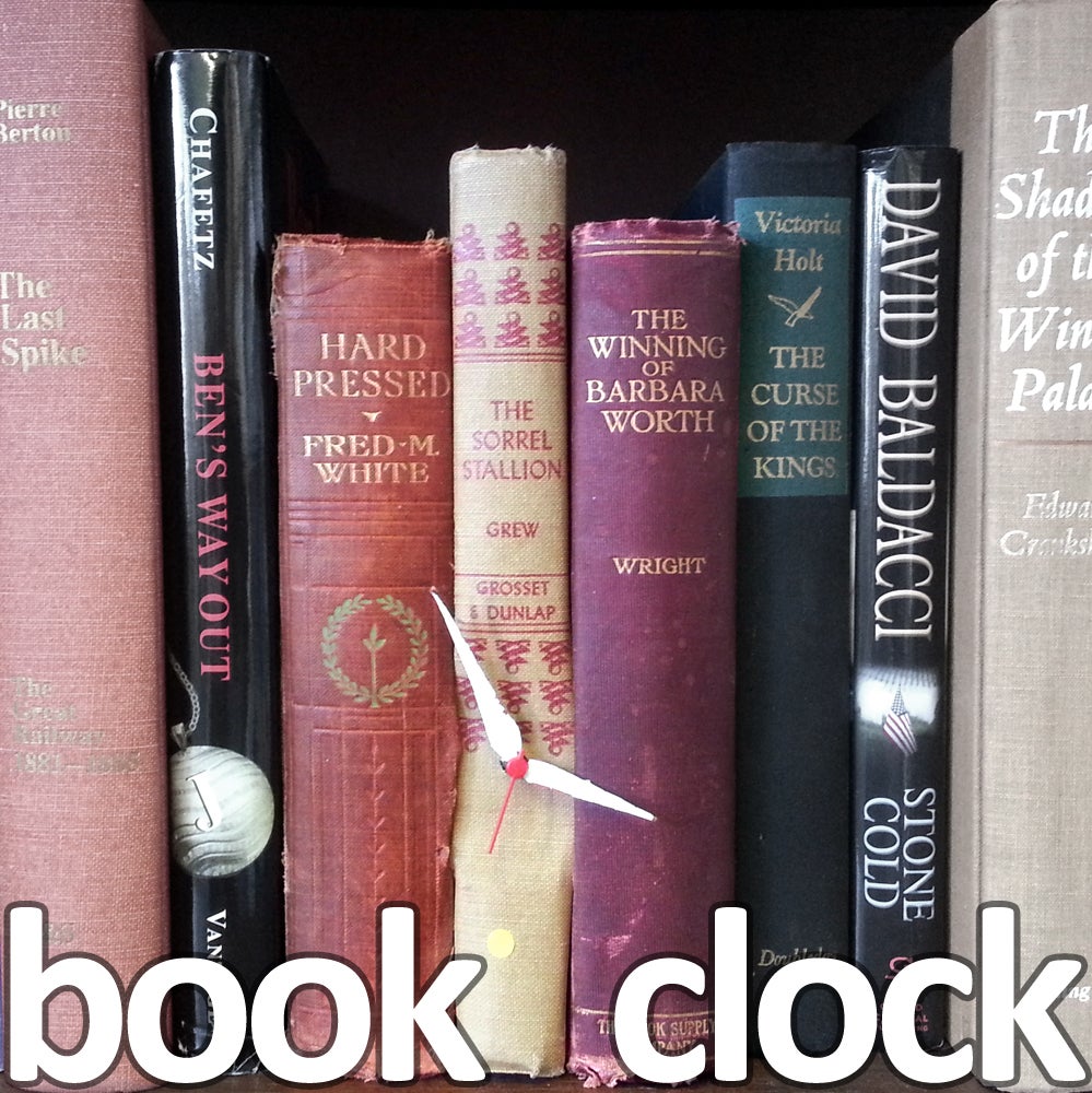 Book Clock 4 Steps (with Pictures) Instructables