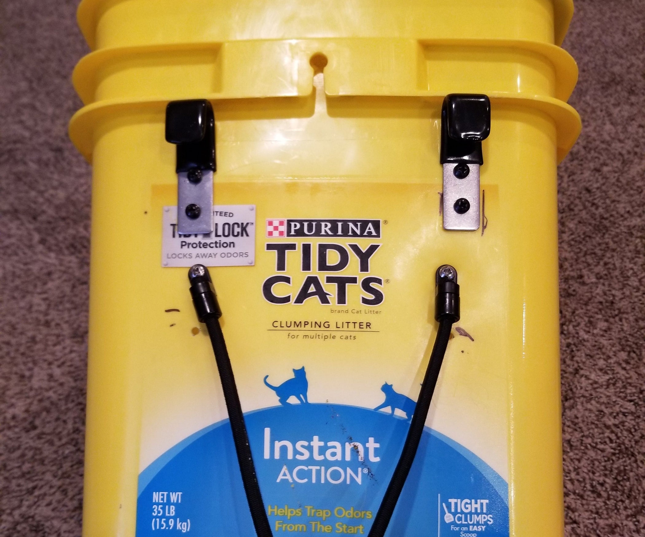 Kitty Litter Pannier 3 Steps Instructables