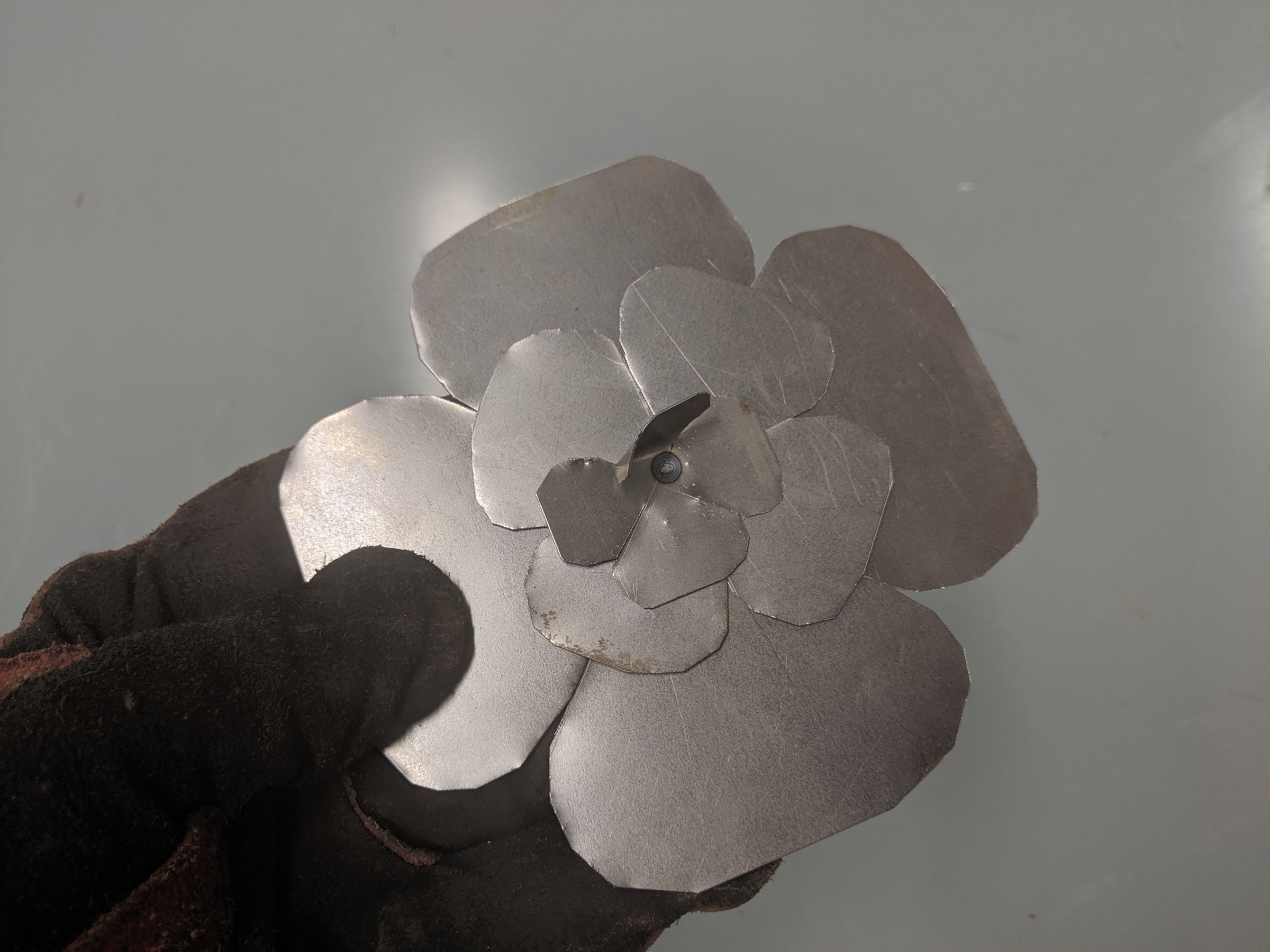 Easy Sheet Metal Flower 6 Steps (with Pictures) Instructables