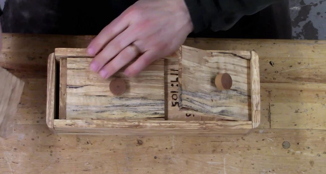 How To Make An Easy 4 Step Puzzle Box Out Of A Log 5 Steps Instructables