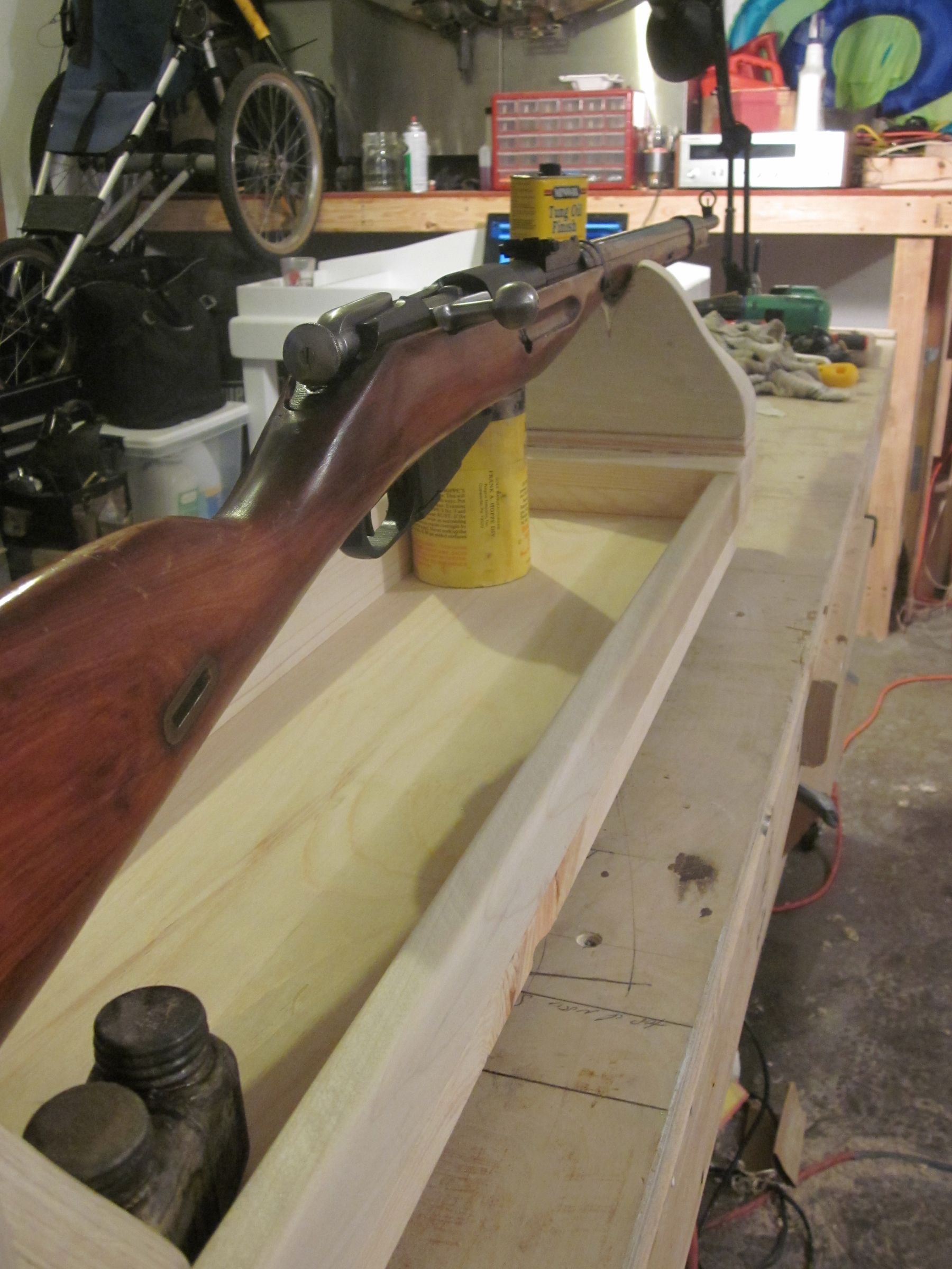 Rifle Cleaning Stand From Scrap Instructables