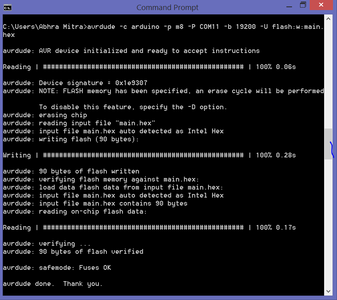 Programming AVR With Arduino As ISP Without Bootloader and External ...