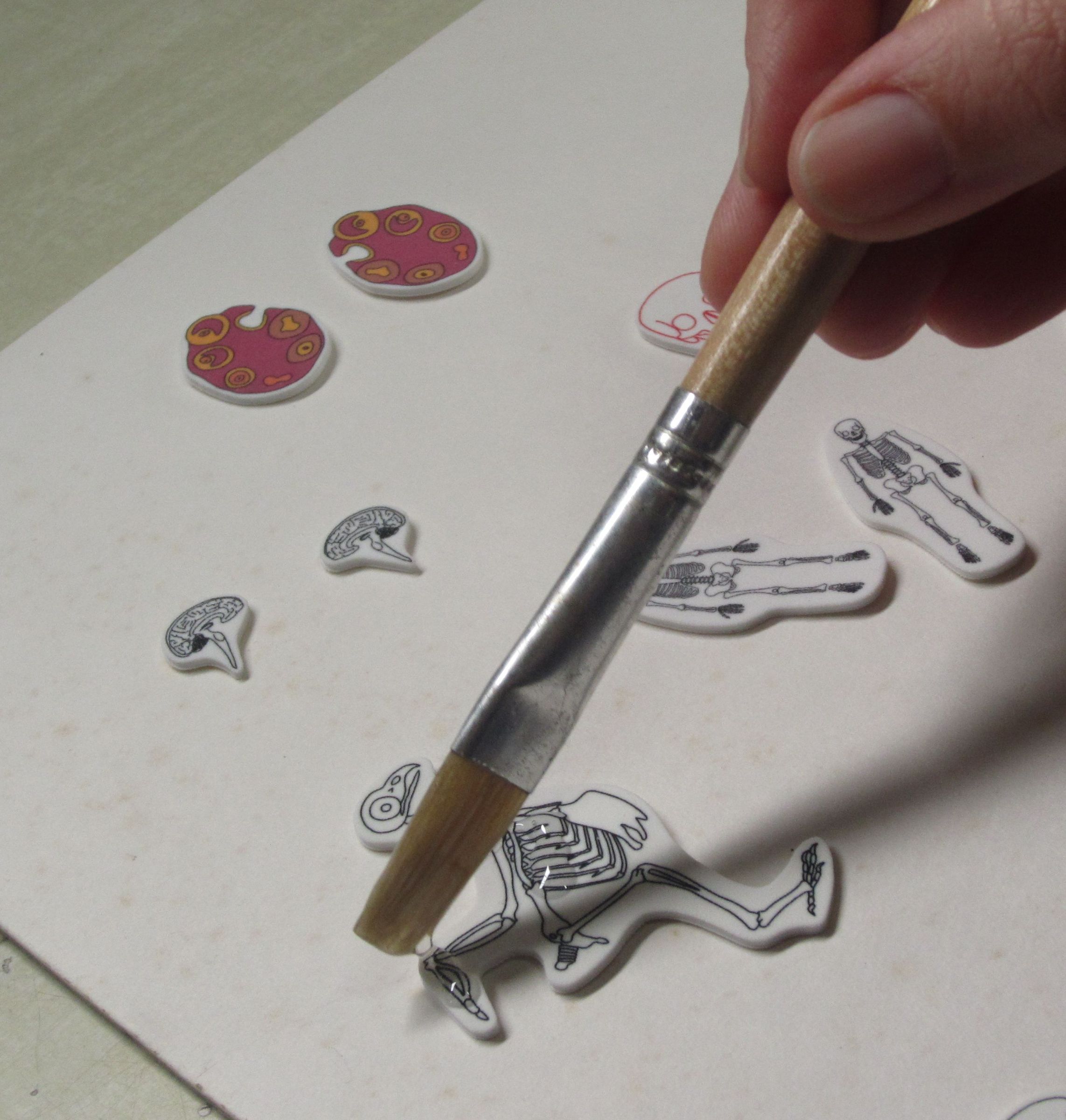 Jewellery With Shrinky Dinks and Doming Resin 6 Steps Instructables