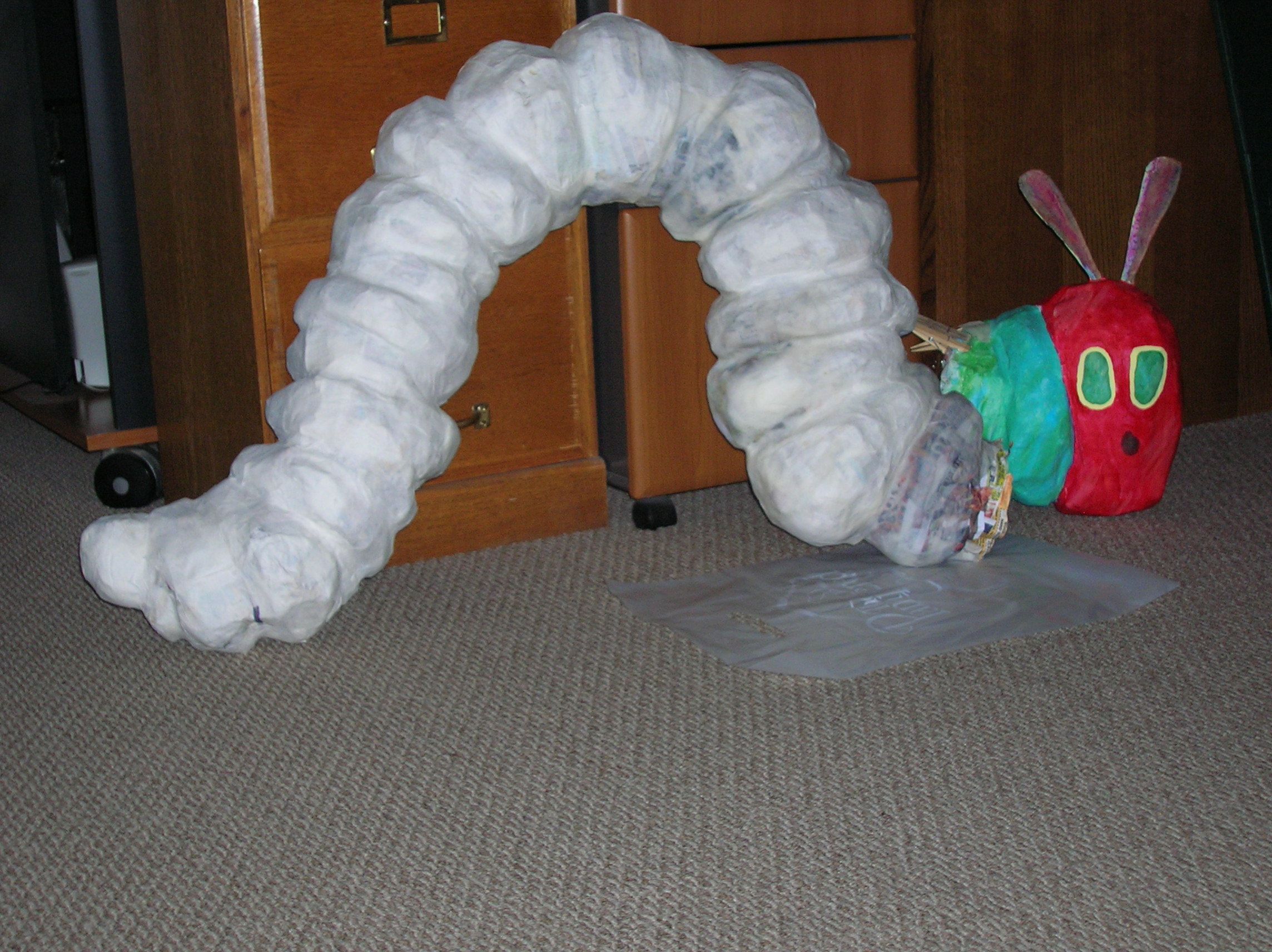 Papier Mache "Very Hungry Caterpillar" (with Pictures) Instructables