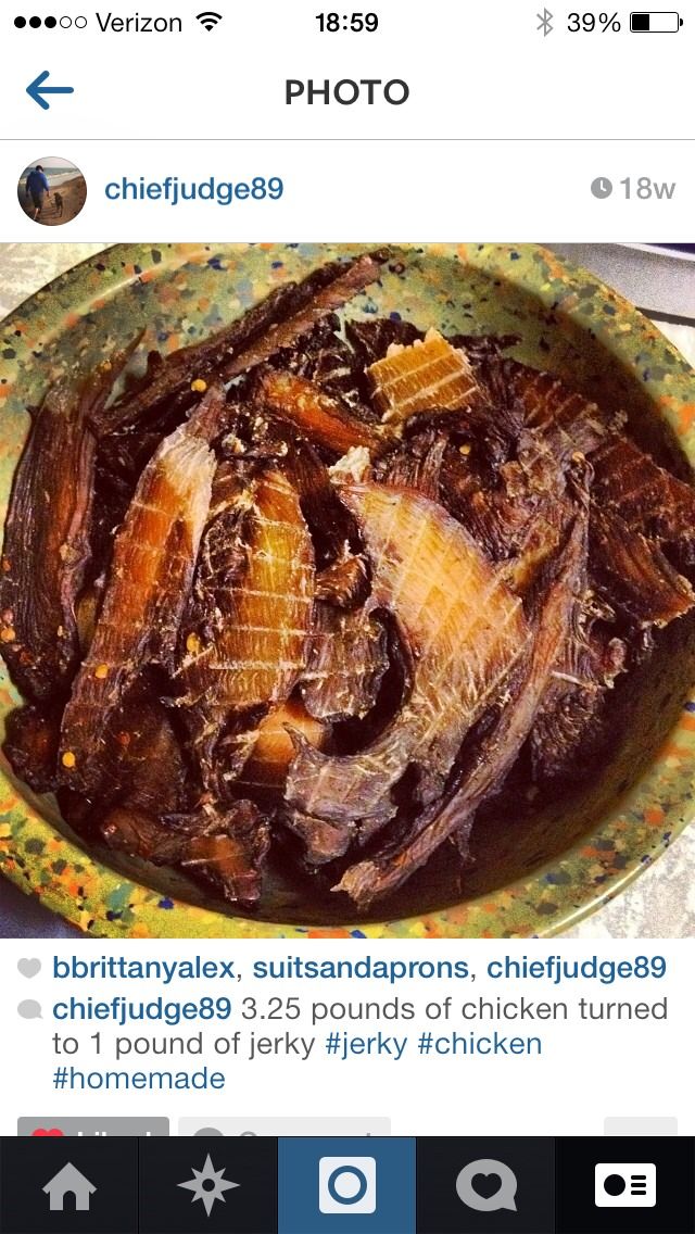 making chicken jerky