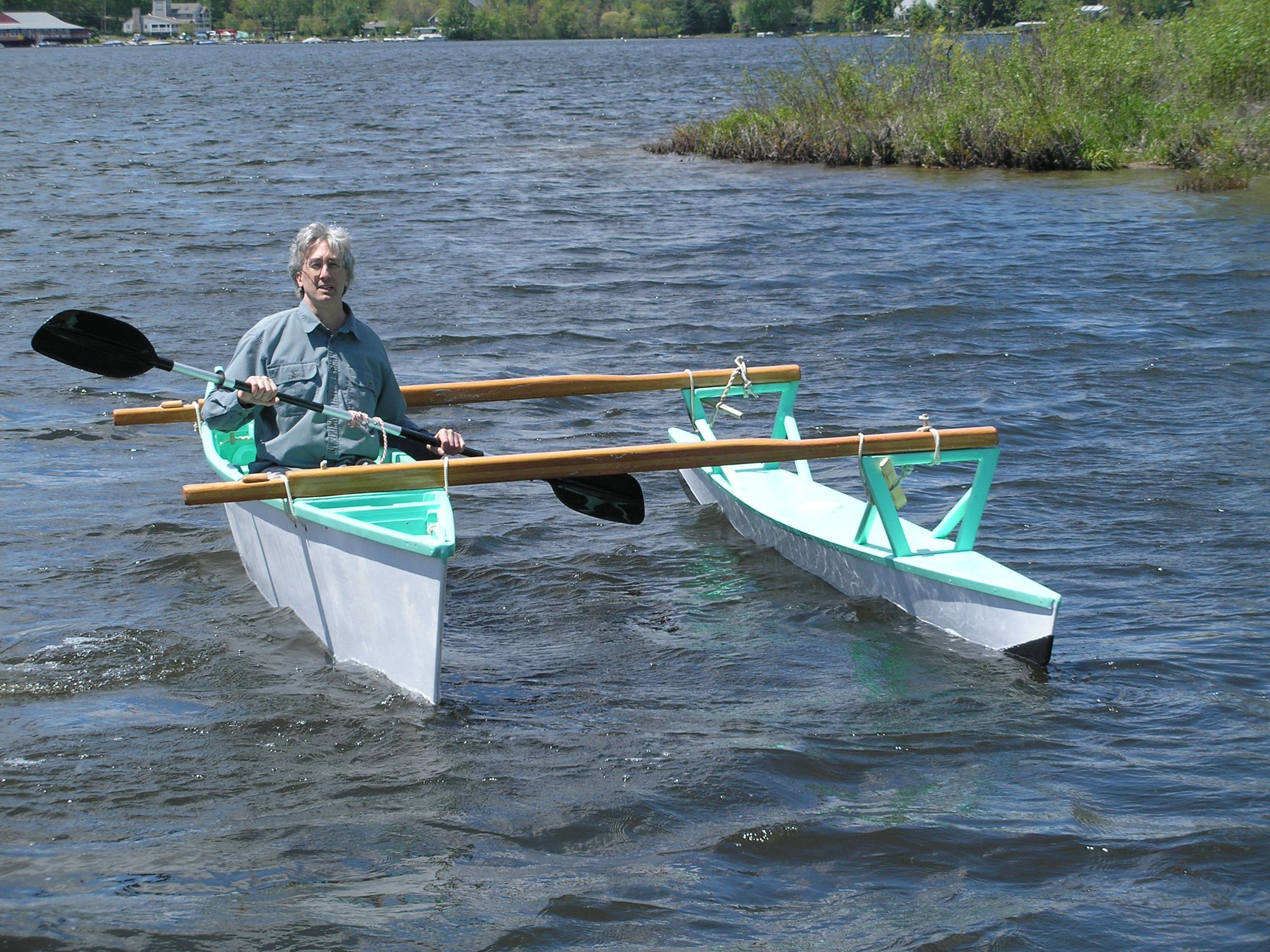 Build a Short Dragon (16 Foot 3Board Outrigger Sailing Canoe) 7
