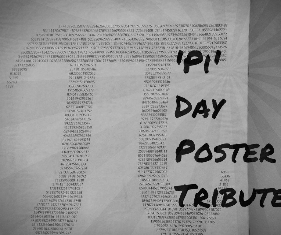 'pi' day poster tribute DIY Project DIY Project Image