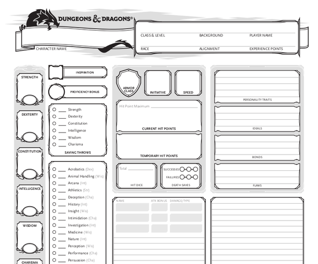 D D 5e Character Creation 3 Steps Instructables D D 5e Character Creation 3 Steps Instructables