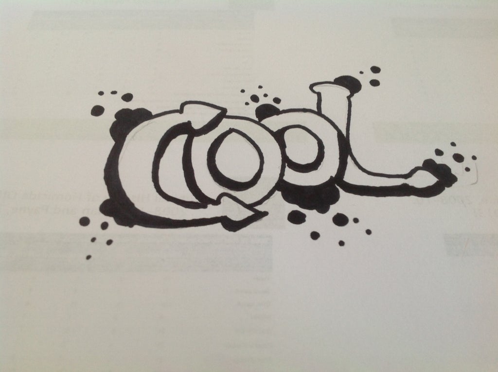 How To Draw Graffiti 6 Steps Instructables How To Draw Graffiti 6 Steps Instructables