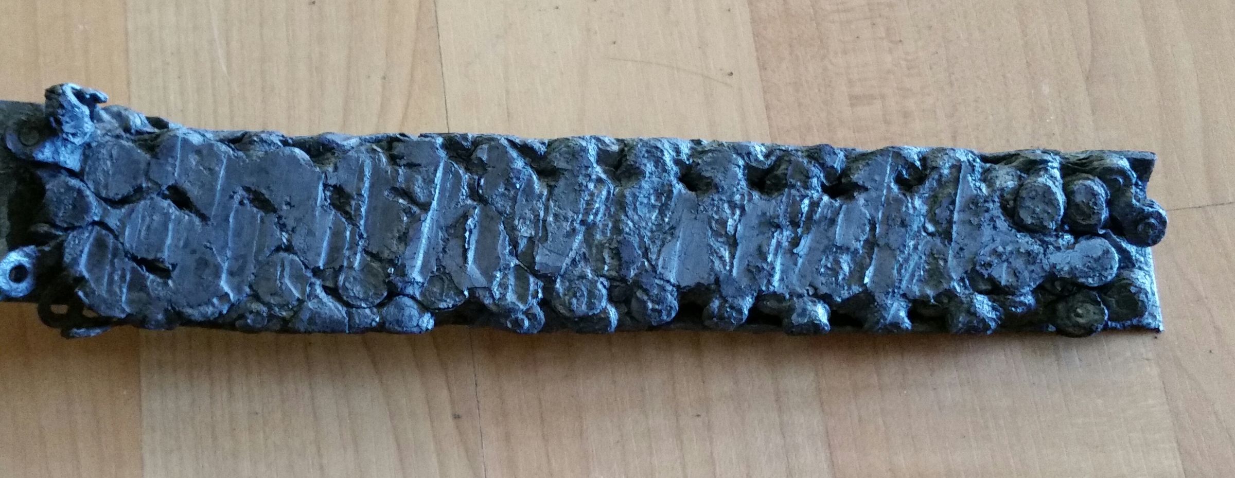 Bicycle/Chainsaw Chain Damascus Steel 8 Steps (with Pictures