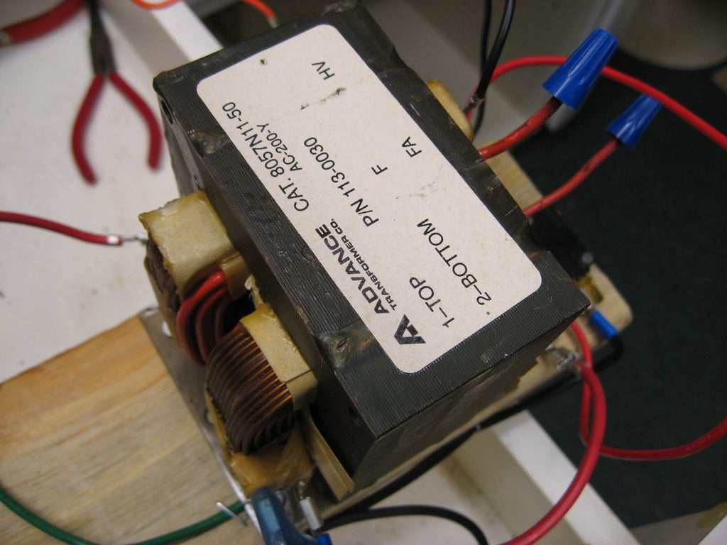 Microwave Oven Transformer High Voltage Rig 7 Steps Instructables