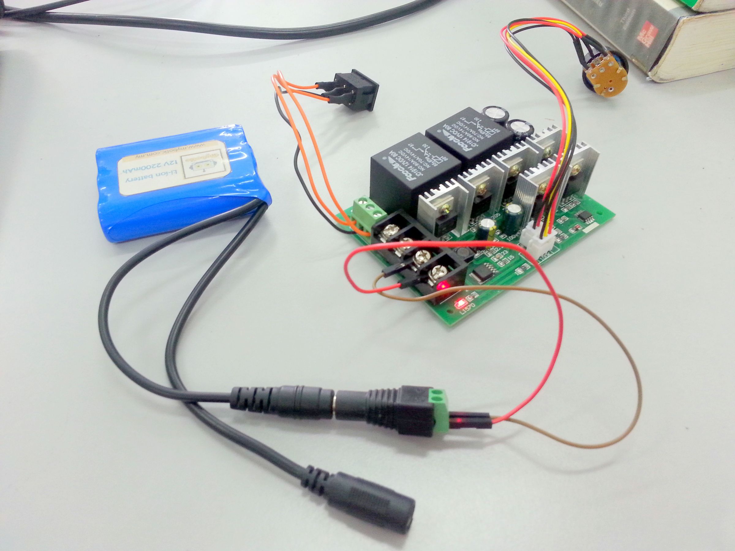 How to Use 40A Forward Reverse Speed Adjustable DC Motor Controller : 3  Steps - Instructables