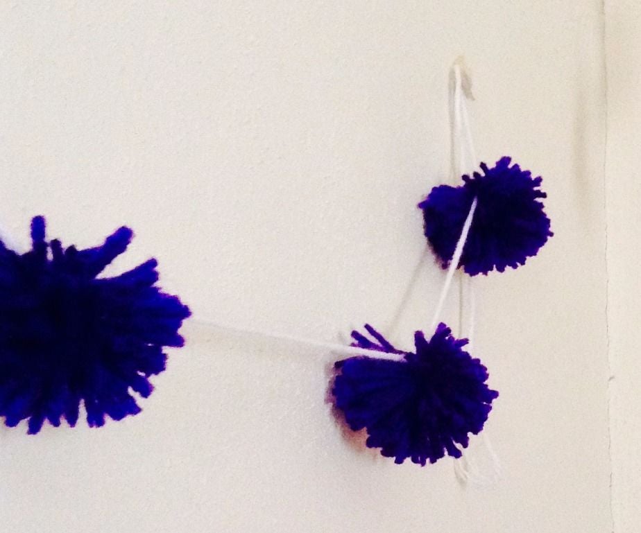 DIY PomPom Garland 4 Steps Instructables