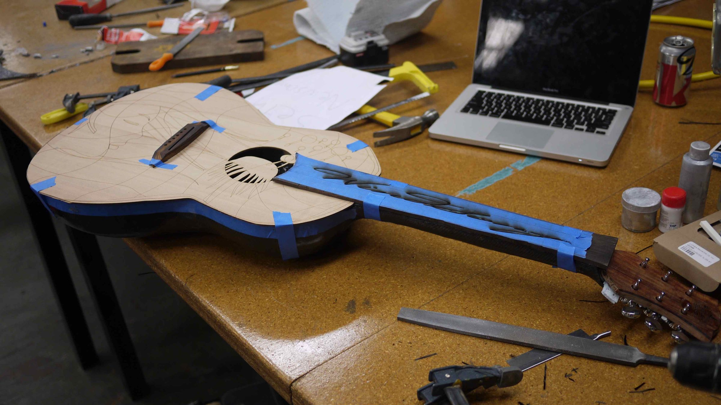 Carbon Fiber Guitar Body Made at 13 Steps (with Pictures