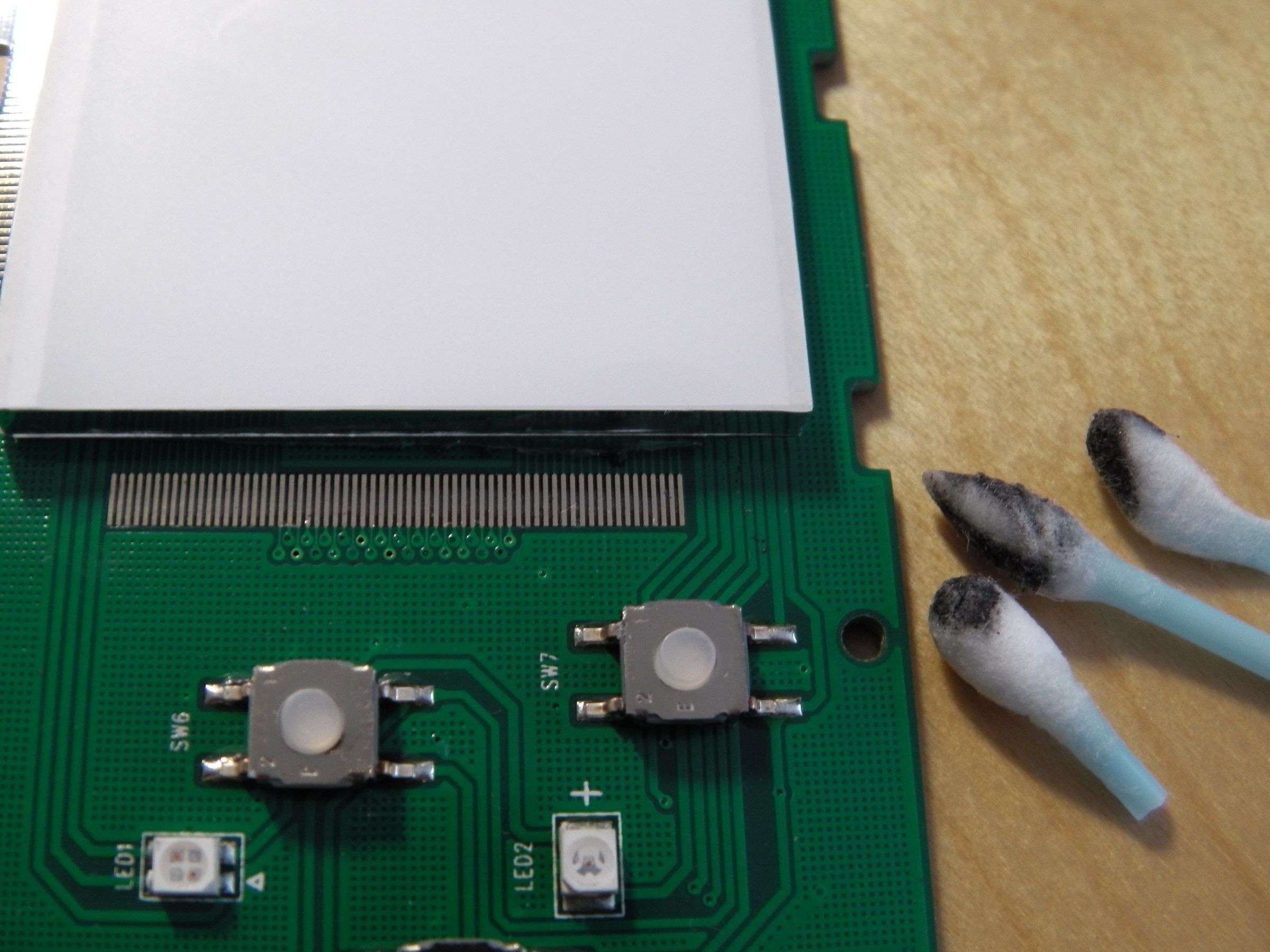How to Remove and Reattach LCD Ribbon From a PCB With a Fine Pitch 9