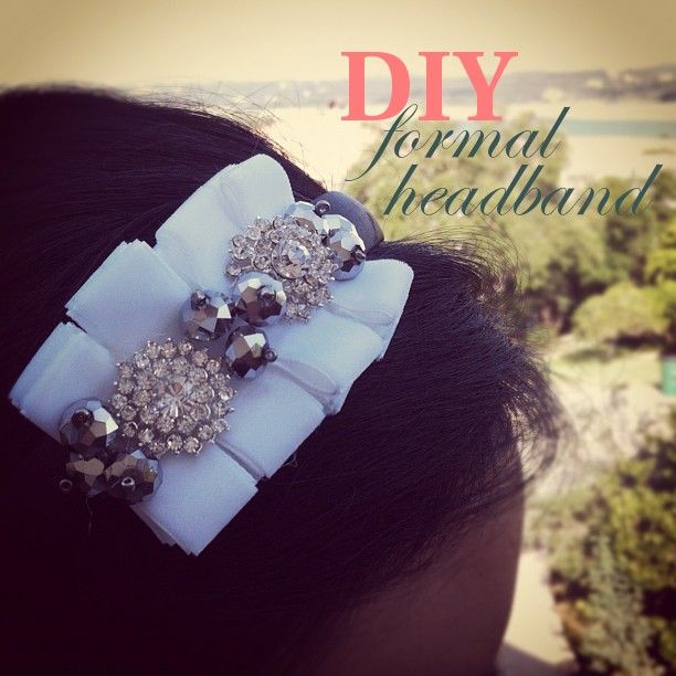 {CHRISTINE} How to Make a Rhinestone & Ruffled Headband
