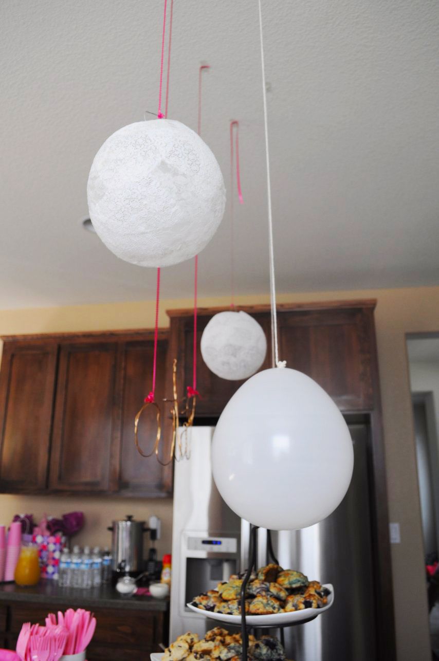 Lace Balloon Papier-mache
