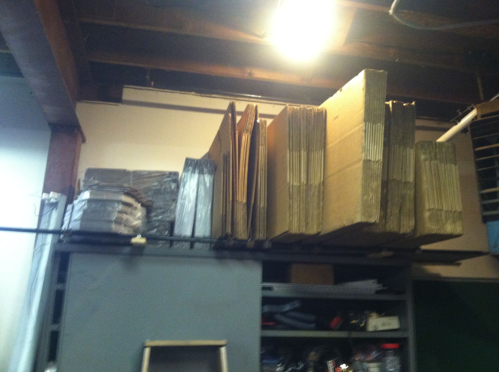 DIY guide for Cardboard Box Organizing Rack with step-by-step instructions