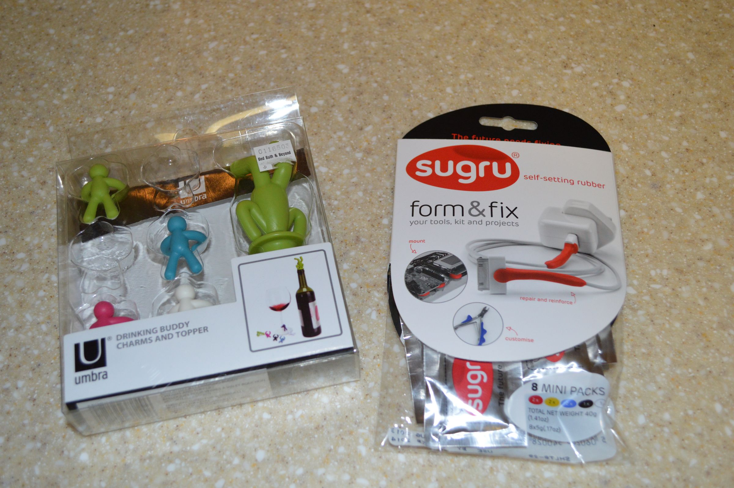 sugru surgery on umbra drinking buddies and topper DIY Project DIY Project Image