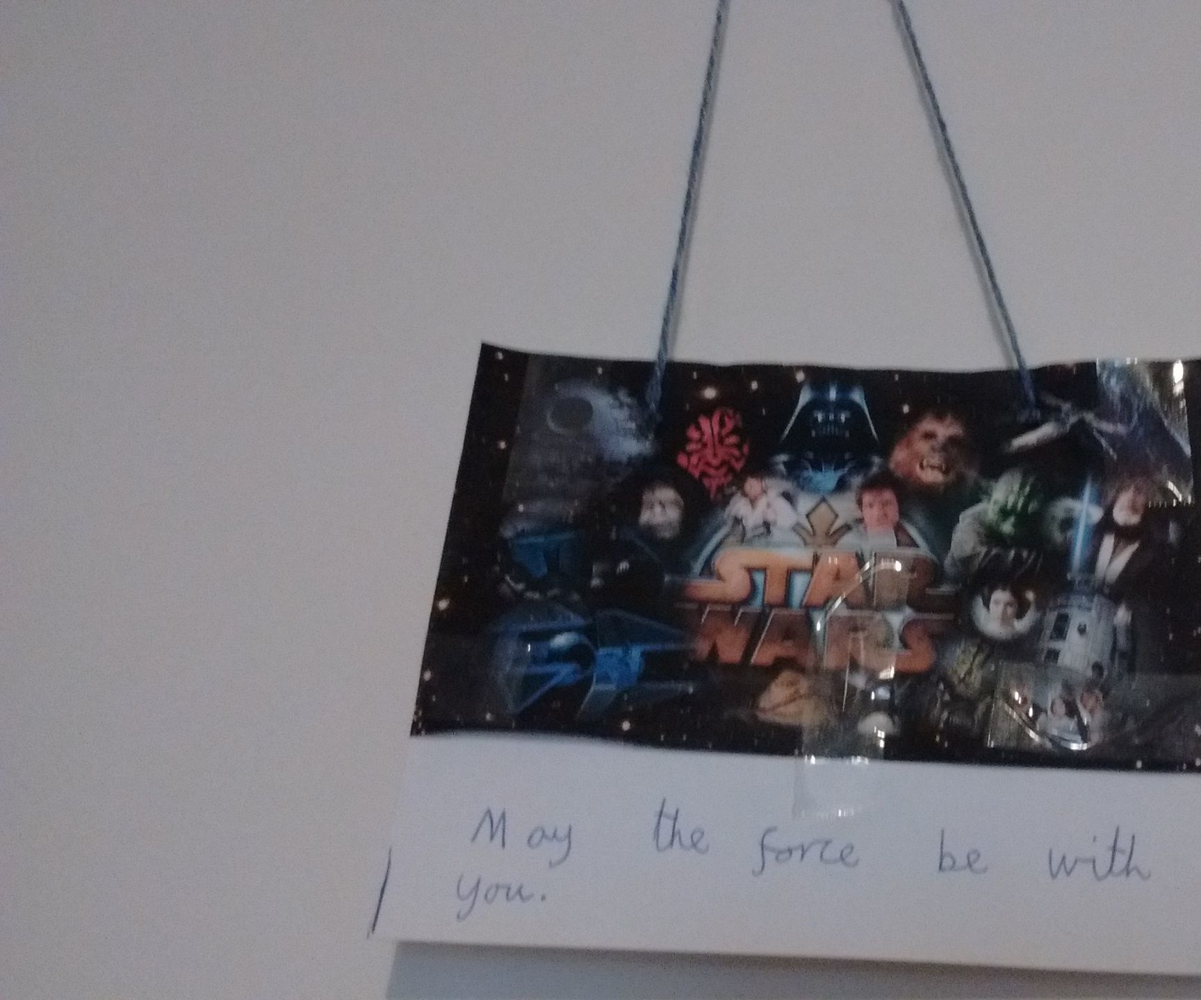 hanging star wars picture DIY Project DIY Project Image